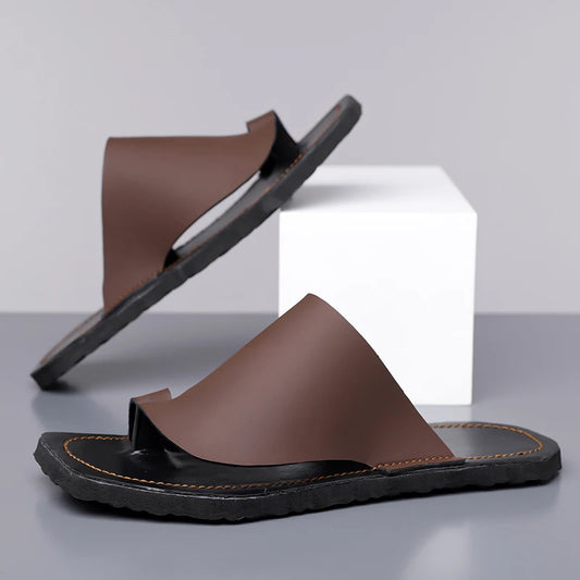 Hot-selling Summer Men's Slippers Soft Man Slides Non-slip Casual Half Drag Outdoor Sandals Beach Garden Shoes Fashion Sandaly