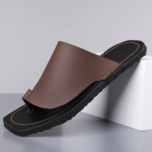 Hot-selling Summer Men's Slippers Soft Man Slides Non-slip Casual Half Drag Outdoor Sandals Beach Garden Shoes Fashion Sandaly